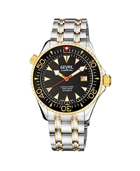 Gevril Men's Hudson Yards Swiss Automatic Two toned Ss Ipyg Bracelet Watch