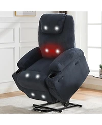 gaomon Electric Power Lift Recliner Chair for Elderly, Power Lift Reclining Sofa Chairs for Adults,Living Room Chair with Massage & Heat