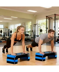 Zeny 26.5 inch Aerobic Step Platform with 4 Step Risers