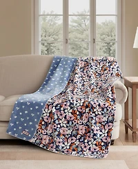 Hunter Designer Reversible Plush Throws, 50" x 70"