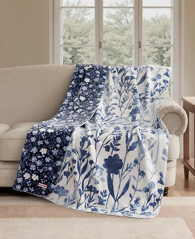 Hunter Designer Reversible Plush Throws, 50" x 70"