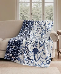 Hunter Designer Reversible Plush Throws, 50" x 70"