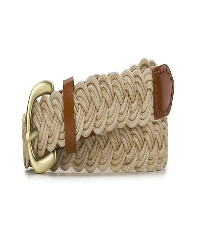 Patricia Nash Istres Rope and Leather Braided Belt