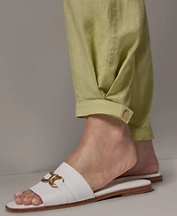 Donna Karan New York Women's Belted Wide Cuff Pants