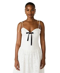 Bb Dakota Women's Sweetheart Neck Midi Dress