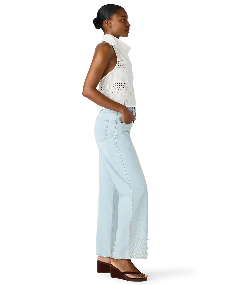 Steve Madden Women's Sydnee Straight-Fit Jeans