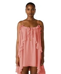 Steve Madden Women's Square Neck High-Low Dress