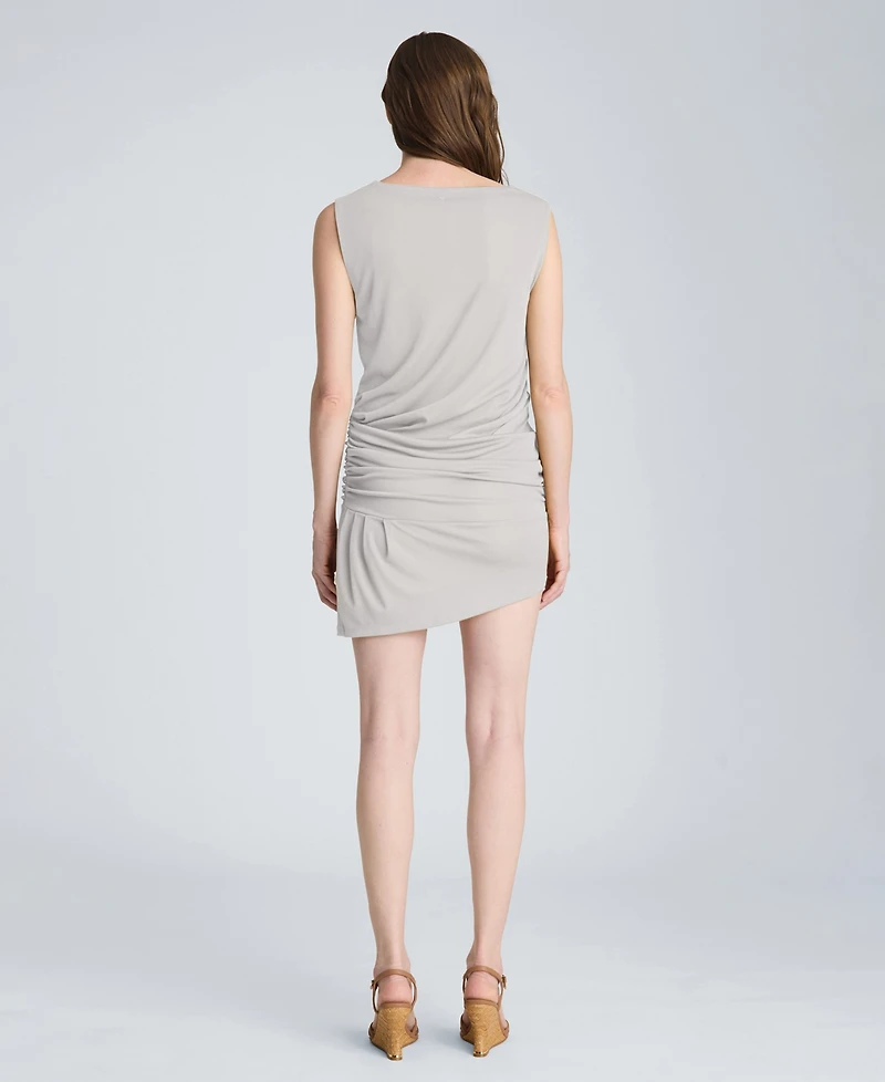 Kenneth Cole Women's Ruched Sleeveless Mini Dress