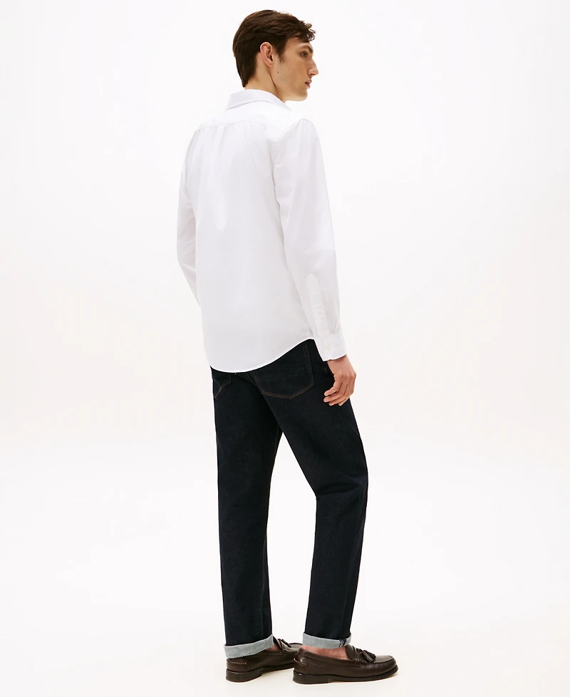 Tommy Hilfiger Men's Regular-Fit Stretch Poplin Button-Down Shirt