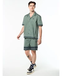 Sergio Tacchini Men's Quadretto Cabana Shirt