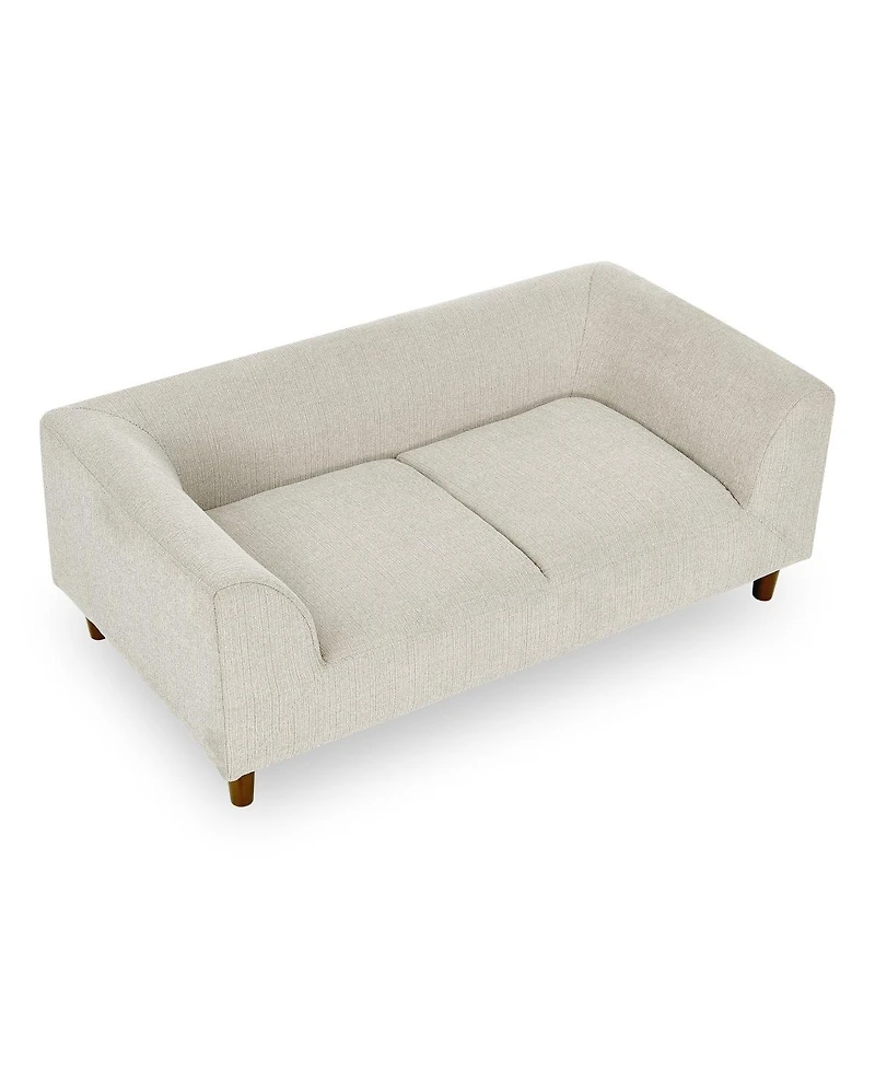 6thdruple Modern Pet Sofa Bed with Armrests and Backrest for Medium Small Breeds