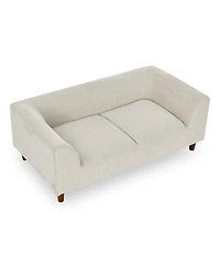 6thdruple Modern Pet Sofa Bed with Armrests and Backrest for Medium Small Breeds