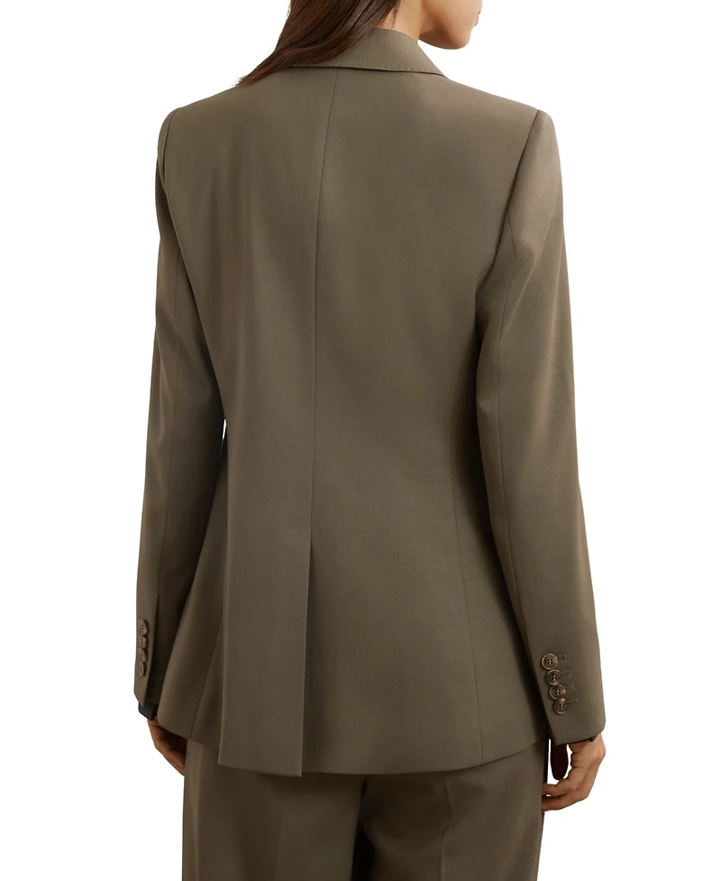 Reiss Women's Wool-Blend Double-Breasted Suit Blazer