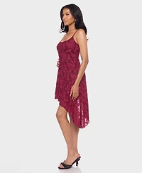 Alex & Sophia Juniors' Scoop Neck Jacquard Dress