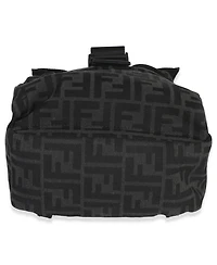 Pre-Owned Fendi Black Zucca Canvas Small Fendiness Crossbody Bag