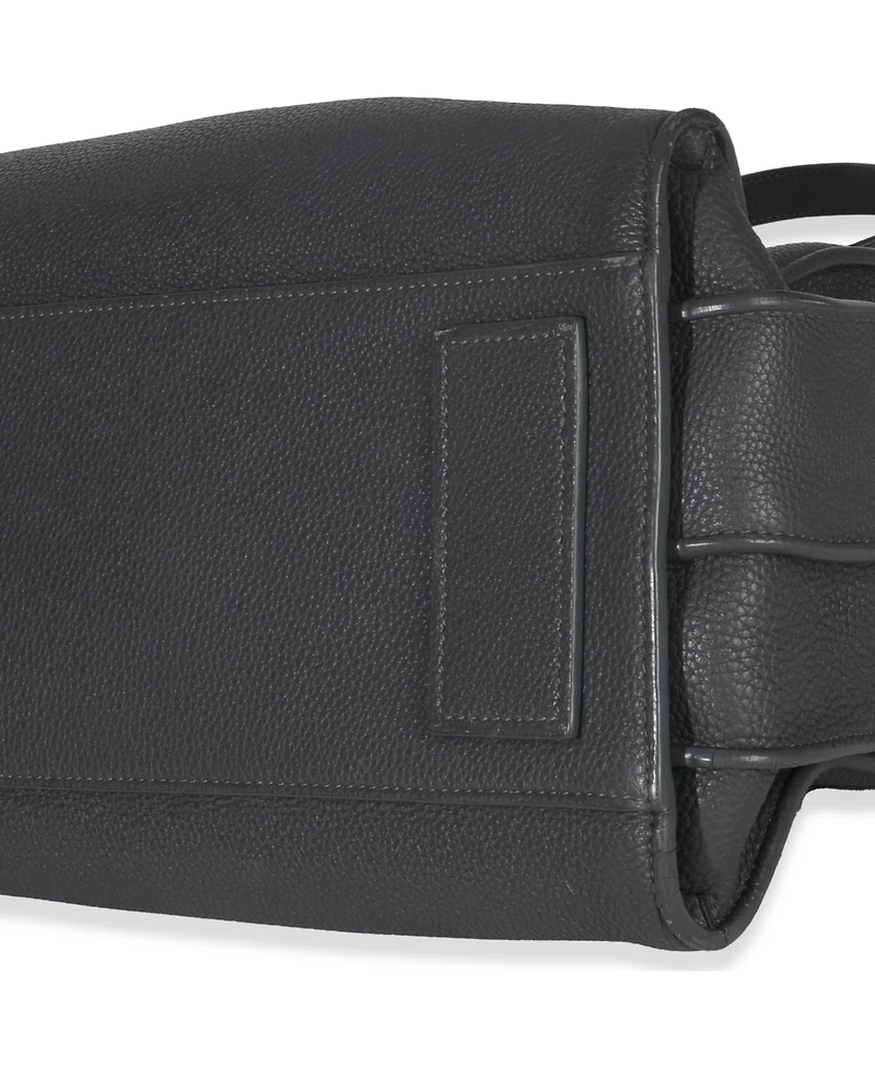 Pre-Owned Saint Laurent Grey Grained Calfskin Small Souple Sac De Jour