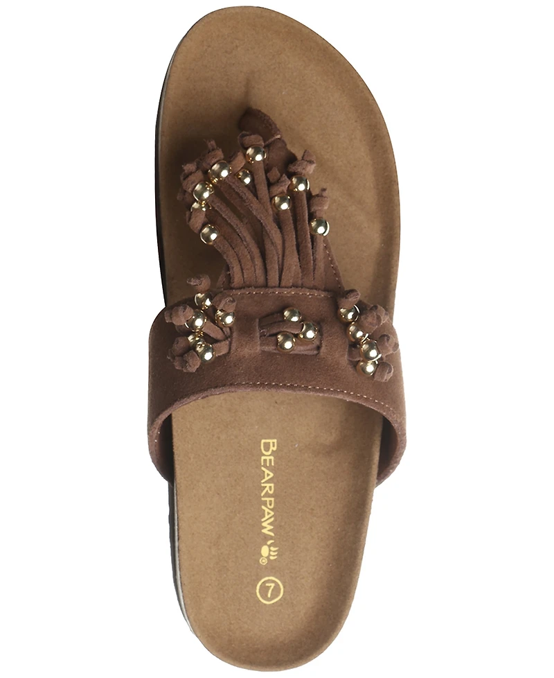 Bearpaw Women's Cosima Slip-On Wedge Sandals