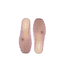 Bebe Women s Jelly Sandals - Cute Flat Sandals, Shoes for with Dangling Charms