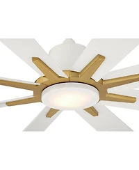 Casa Vieja Hermosa Wind Led Damp Ceiling Fan