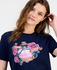 Self Esteem Juniors' Breaking Hearts Graphic-Print Tee