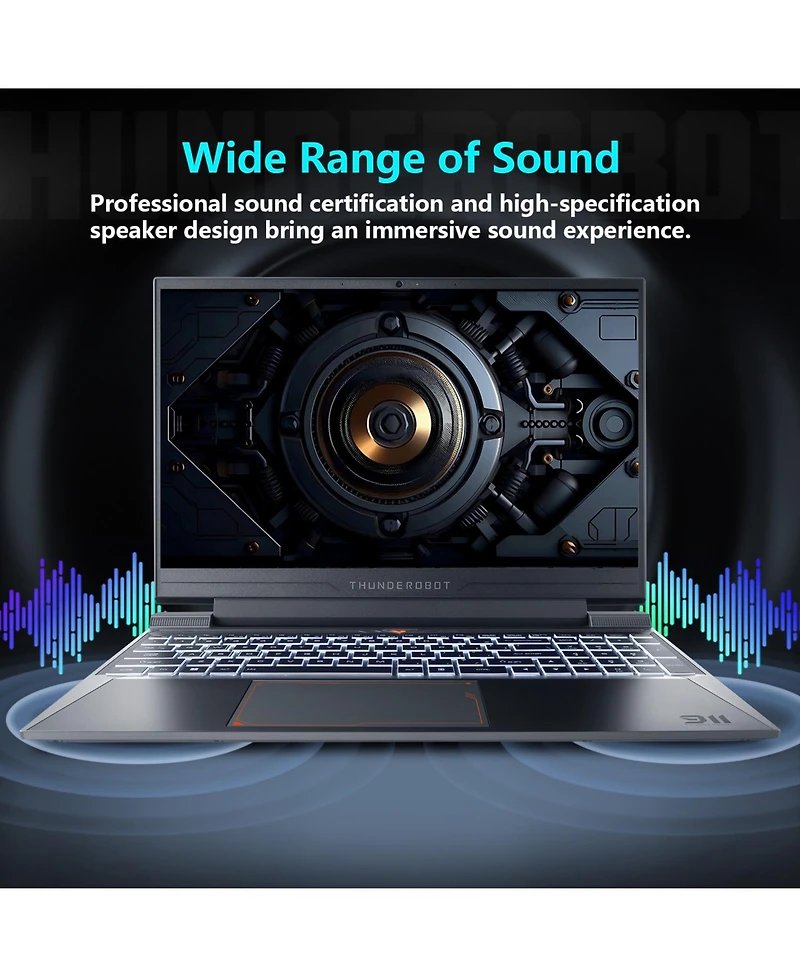 Thunderobot Storm 15 15.6" Traditional Laptop Intel Core i7 16GB Ram Nvidia GeForce Rtx 4050 512GB Ssd Storage Windows 11 Home 165Hz
