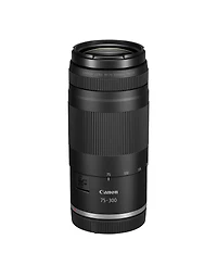 Canon Rf 75-300mm f/4-5.6 Lens, Black, Bundle with 58mm Filter Kit, Lens Case, Cleaning Kit and Lens Cap Tether