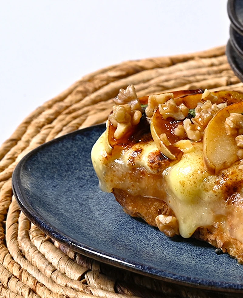 Porto Brasil Stoneware Oval Dessert Plates, Set of 6