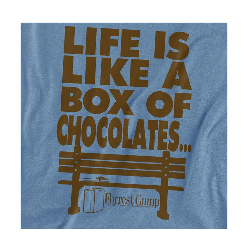 Logovision Men's Forrest Gump Life T-Shirt