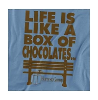 Logovision Men's Forrest Gump Life T-Shirt