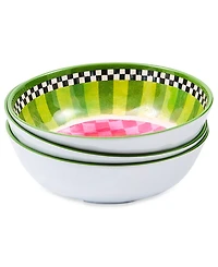 MacKenzie-Childs Watermelon Melamine Small Bowls, Set of 4