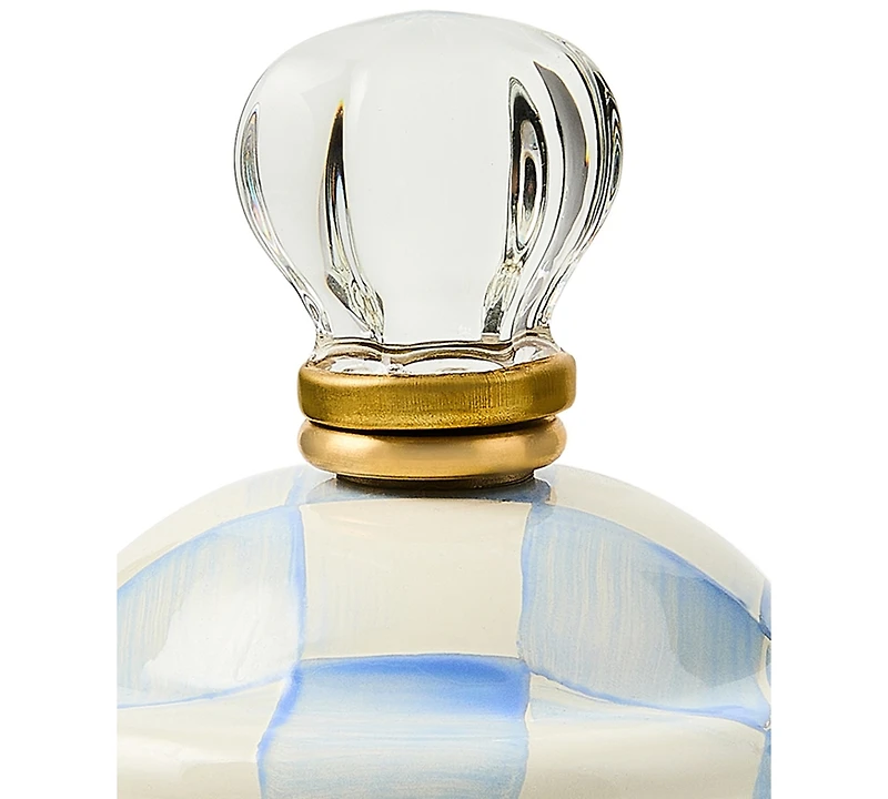 MacKenzie-Childs Check Lidded Sugar Bowl