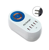 Artudatech 140W Charger - 5 Port Fast Charging Station with 100W Pd and 15W MagSafe