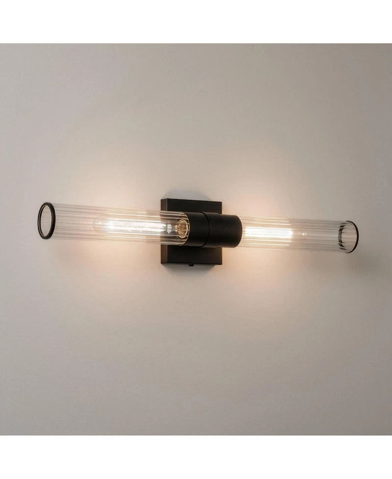 Possini Euro Design Adeline Wide 2-Light Bath Light