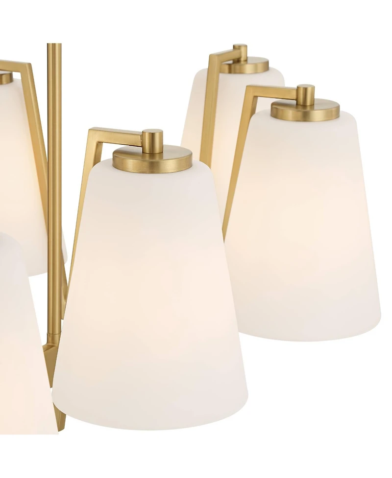 Possini Euro Design Tressel Glass 8-Light Chandelier