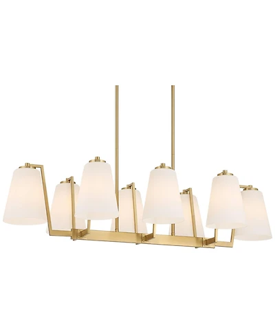 Possini Euro Design Tressel Glass 8-Light Chandelier