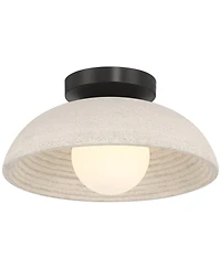 Possini Euro Design Positano Cement Ceiling Light