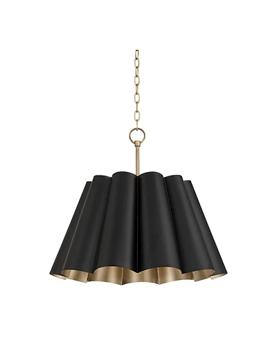 Possini Euro Design Possini Euro Olmos Wide 4-Light Metal Pendant Light