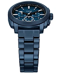 Fossil Men's Machine Chronograph Navy Stainless Steel Watch, 44mm