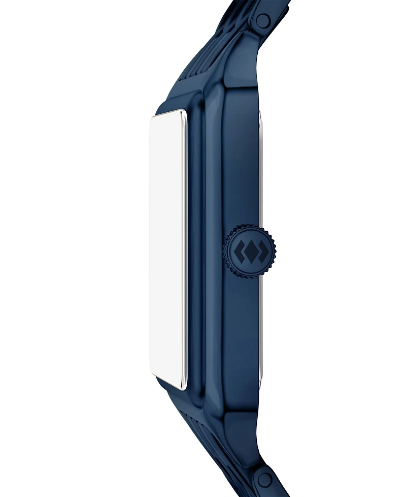 Fossil Women's Raquel Three-Hand Navy Stainless Steel Watch, 26mm