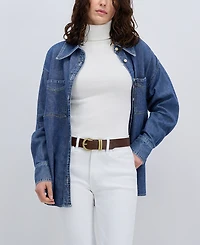 Levi's Women's Double Metal Loop Leather Belt