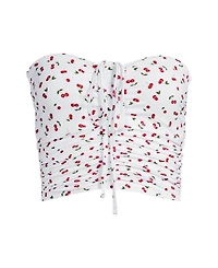 Lands' End Women's Ruched Halter Midkini Top