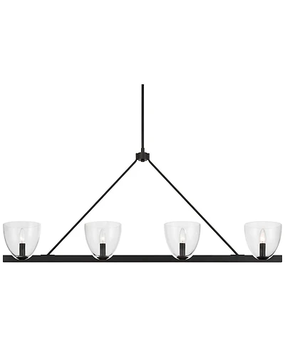 Possini Euro Design Ardea 47" Wide 4-Light Linear Island Chandelier