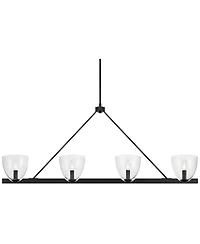 Possini Euro Design Ardea 47" Wide 4-Light Linear Island Chandelier