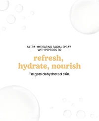 Timeless Skin Care Hydrating Matrixyl 3000 Peptides + Hyaluronic Acid Facial Spray w/ 4oz