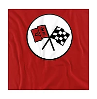 Logovision Big & Tall Chevrolet 2Nd Gen Vette Logo T-Shirt