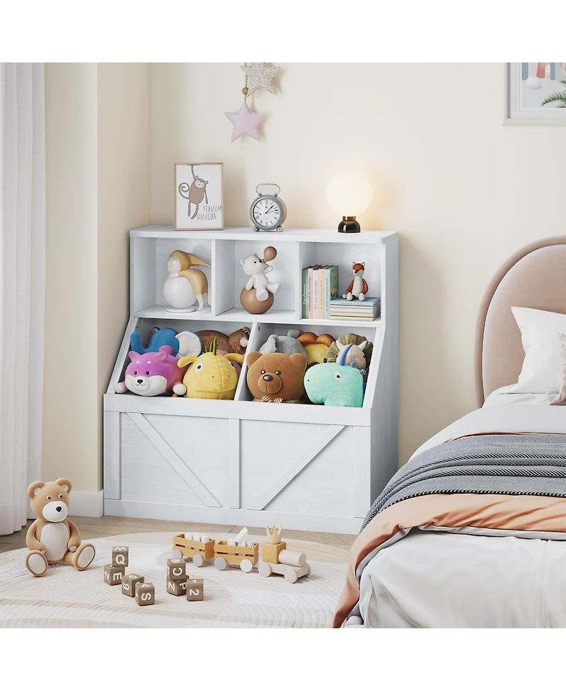 gaomon Kids Bookshelf and Toy Storage Organizer