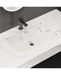 Sillysis Floating Bathroom Vanity with Ceramic Sink, Sintered Stone Top, 2 Soft Close Drawers, Wall Mounted Modern Cabinet