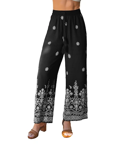 Cupshe Women's Pull-On Wide Leg Long Pants