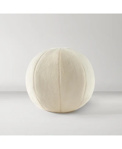 Z Gallerie Faux Sherpa Ball Pillow