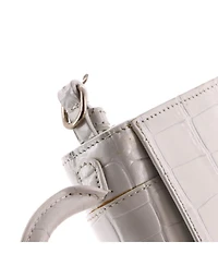 Pre-Owned Balenciaga Mini Hourglass Top Handle Bag Embossed Leather